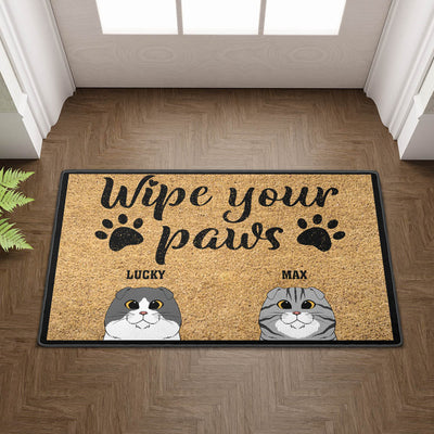 Wipe Your Paws - Personalized Custom Doormat