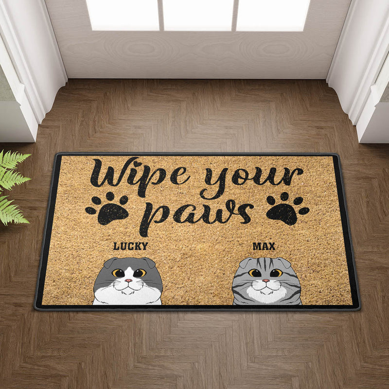 Wipe Your Paws - Personalized Custom Doormat