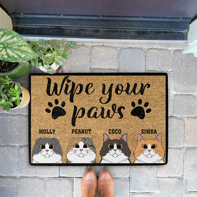 Wipe Your Paws - Personalized Custom Doormat