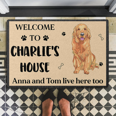 Dog House - Personalized Custom Doormat