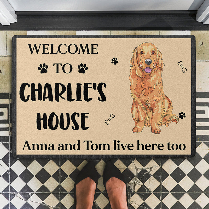 Dog House - Personalized Custom Doormat