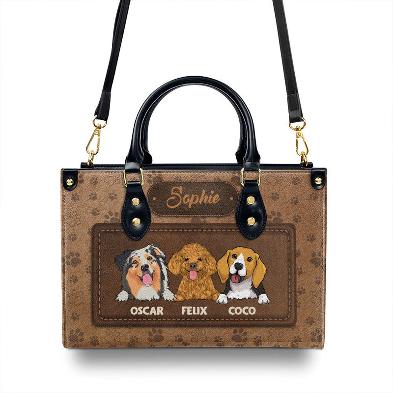 Paw Print - Personalized Custom Leather Bag