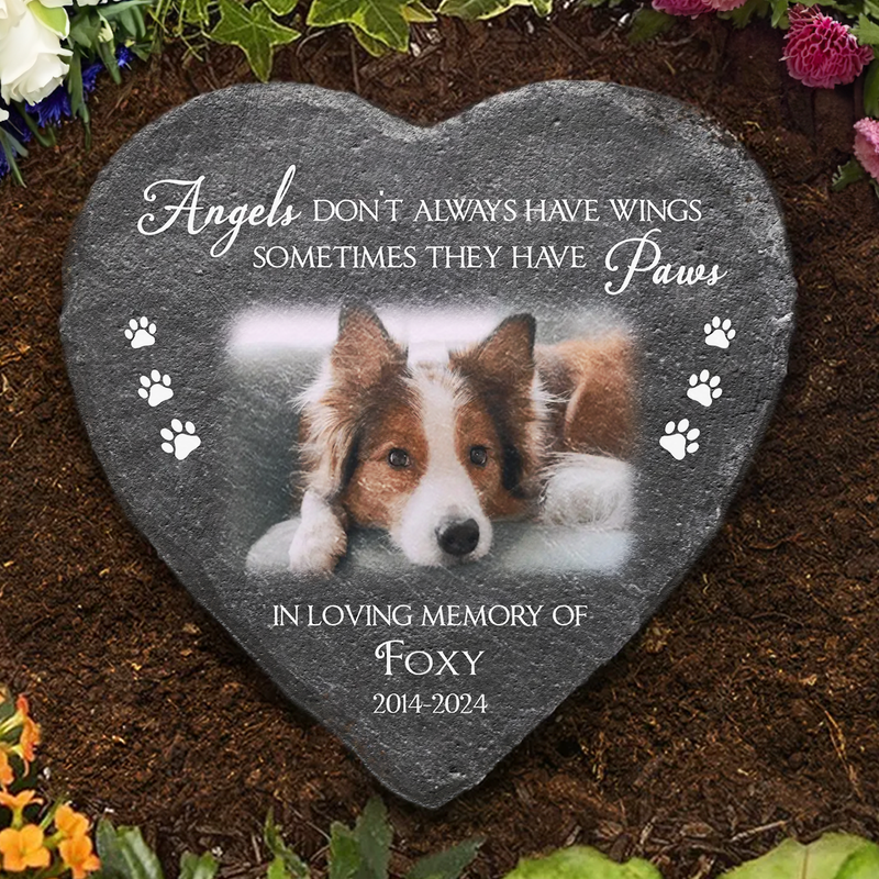 Loving Memory Of Pet - Personalized Custom Pet Memorial Stone