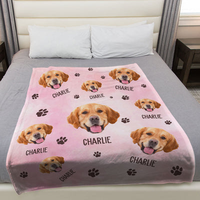 Custom Photo Your Lovely Pet - Personalized Custom Fleece Blanket
