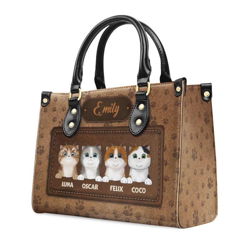 Paw Print - Personalized Custom Leather Bag