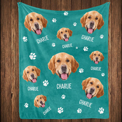Custom Photo Your Lovely Pet - Personalized Custom Fleece Blanket