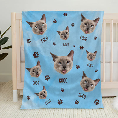 Custom Photo Your Lovely Pet - Personalized Custom Fleece Blanket
