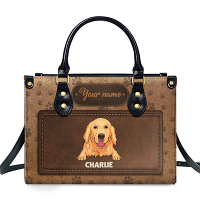 Paw Print - Personalized Custom Leather Bag