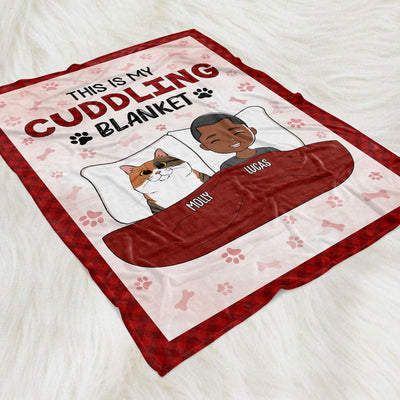 Pet Cuddling Blanket - Personalized Custom Fleece Blanket