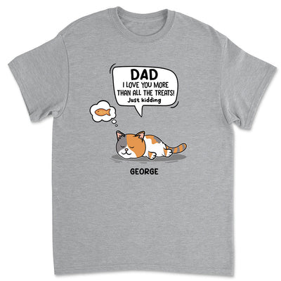Cat Just Kidding - Personalized Custom Unisex T-shirt