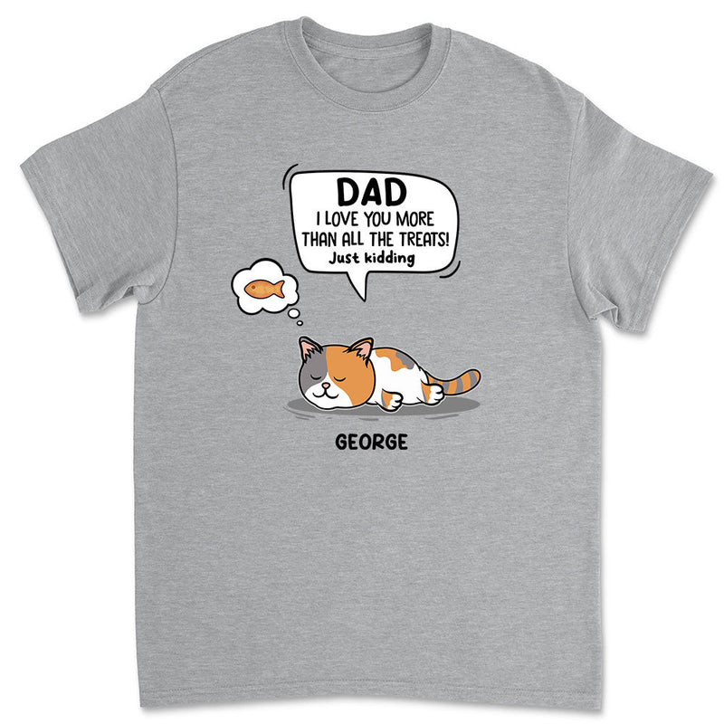 Cat Just Kidding - Personalized Custom Unisex T-shirt