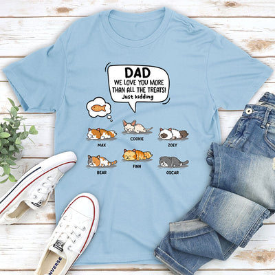 Cat Just Kidding - Personalized Custom Unisex T-shirt