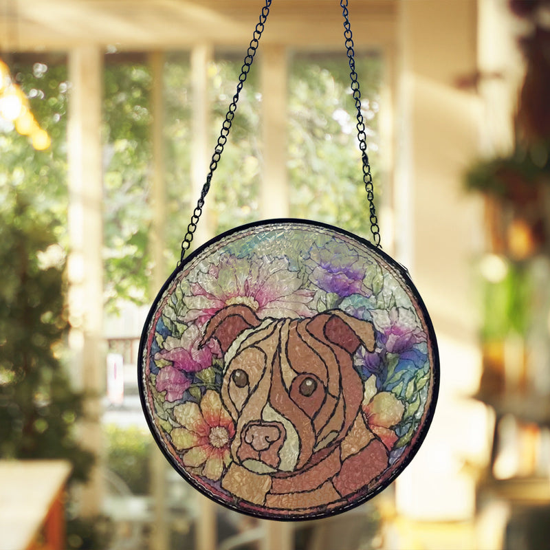 Custom Photo Im Right Here Inside Your Heart - Personalized Custom Window Hanging Suncatcher