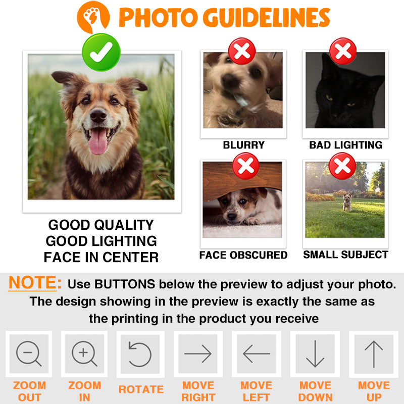 Custom Pet Face Vintage Version 3 - Personalized Custom Unisex T-shirt