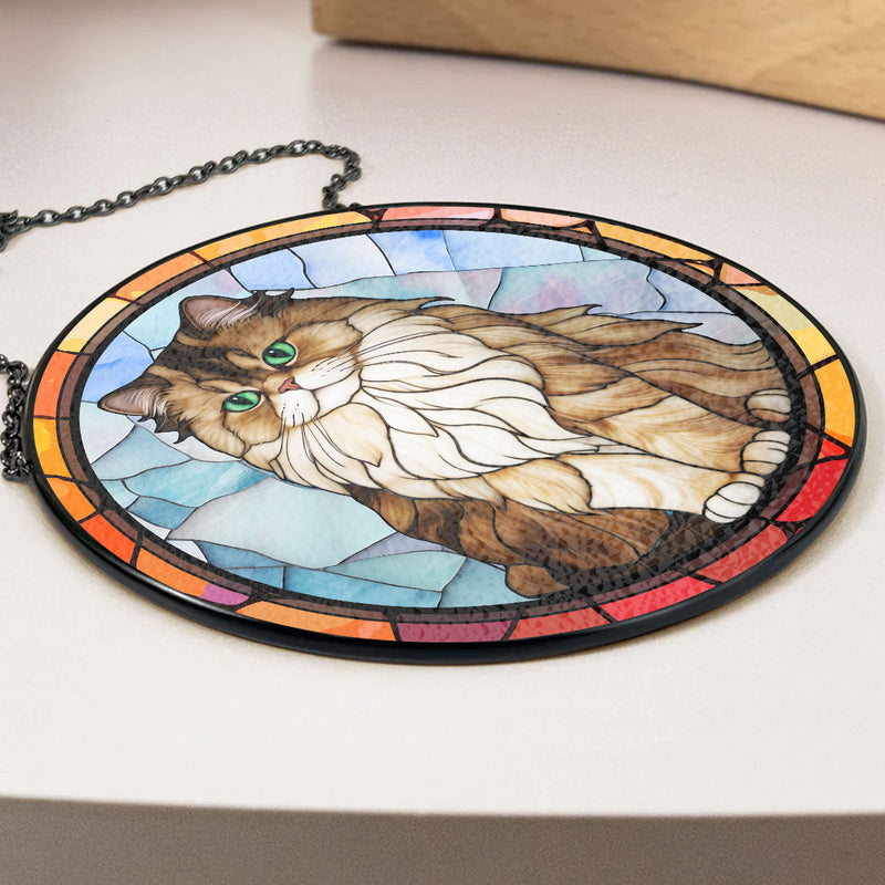 Cat Photo - Personalized Custom Window Hanging Suncatcher