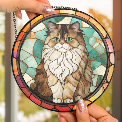 Cat Photo - Personalized Custom Window Hanging Suncatcher