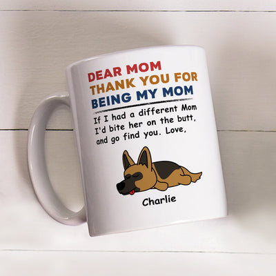Bite The Butt - Personalized Custom Coffee Mug