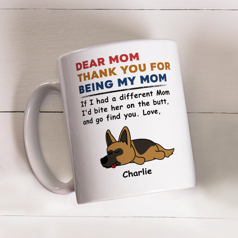 Bite The Butt - Personalized Custom Coffee Mug