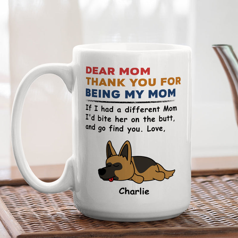 Bite The Butt - Personalized Custom Coffee Mug