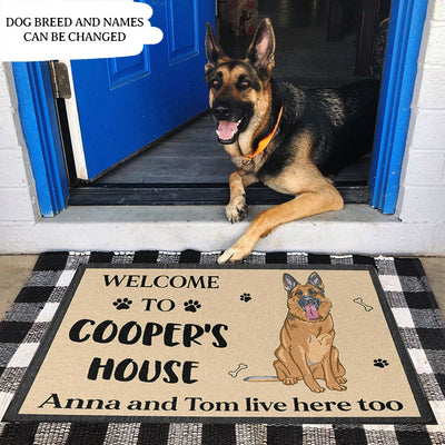 Dog House - Personalized Custom Doormat